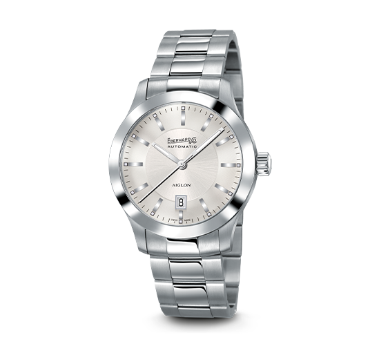 Orologio Eberhard Aiglon Grande Taille Argentè Ref. 41030.SE CA2C - EBERHARD