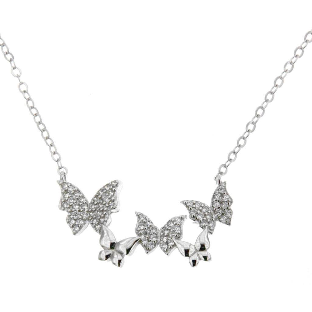 Collana Farfalle in Argento 925 - BARTOCCINI 925