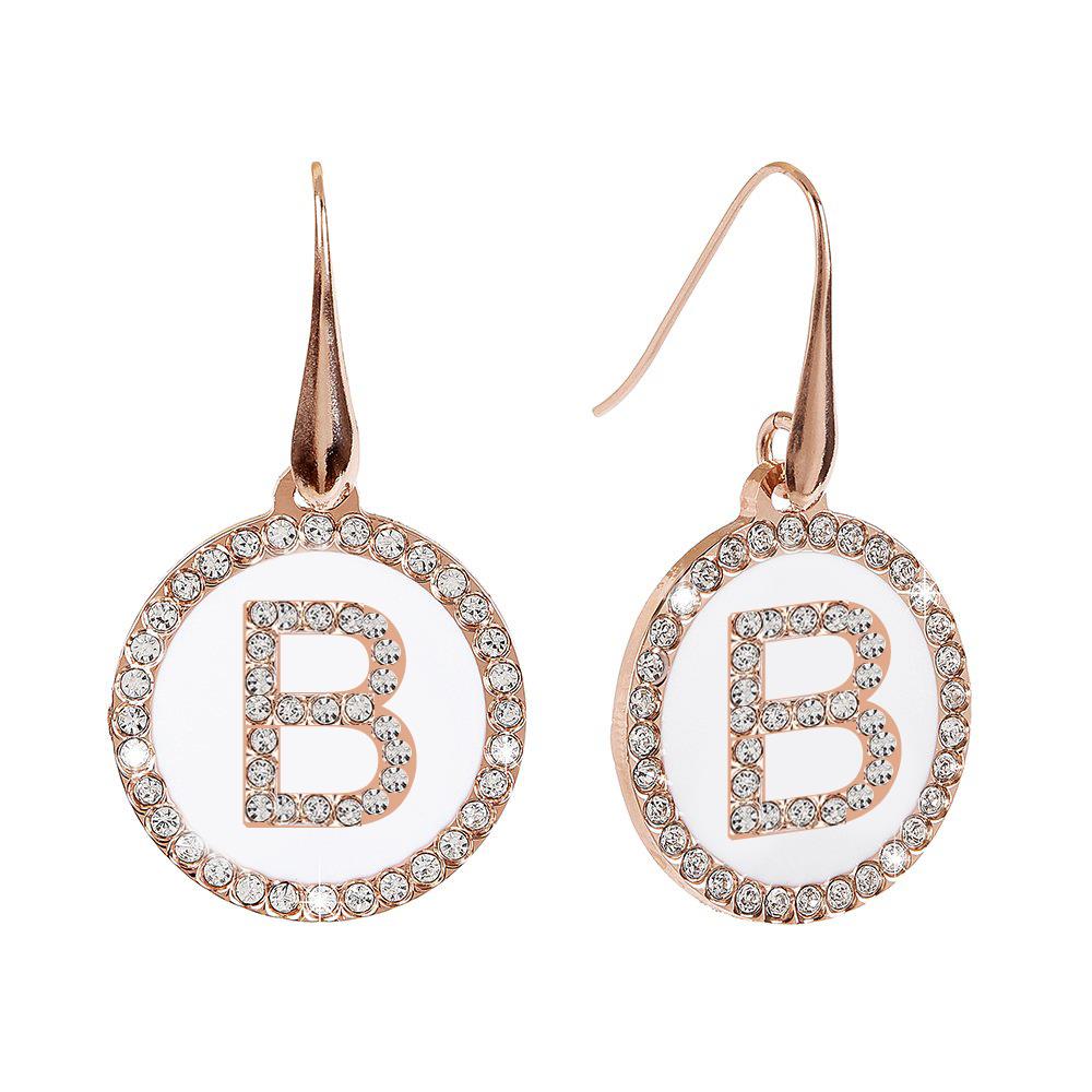 Orecchini Dvccio - Lettera B collezione My Letters Ref. ZXIMO1046/2C/W-B - DUCCIO