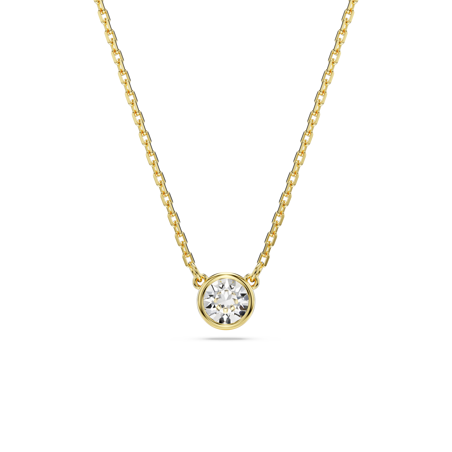 Swarovski - Pendente Imber, Taglio tondo, Bianco, Placcato color oro Ref. 5684511 - SWAROVSKI