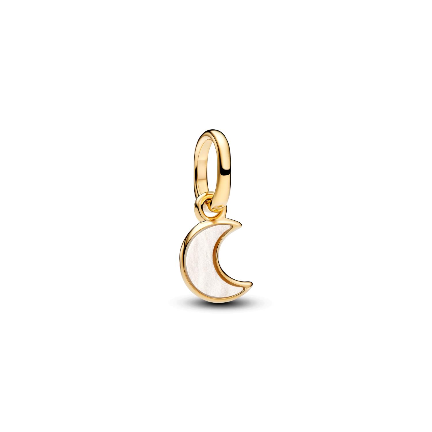 Pandora - Charms Mini Pendente Luna Crescente Bianca Pandora ME Ref. 764614C01 - PANDORA