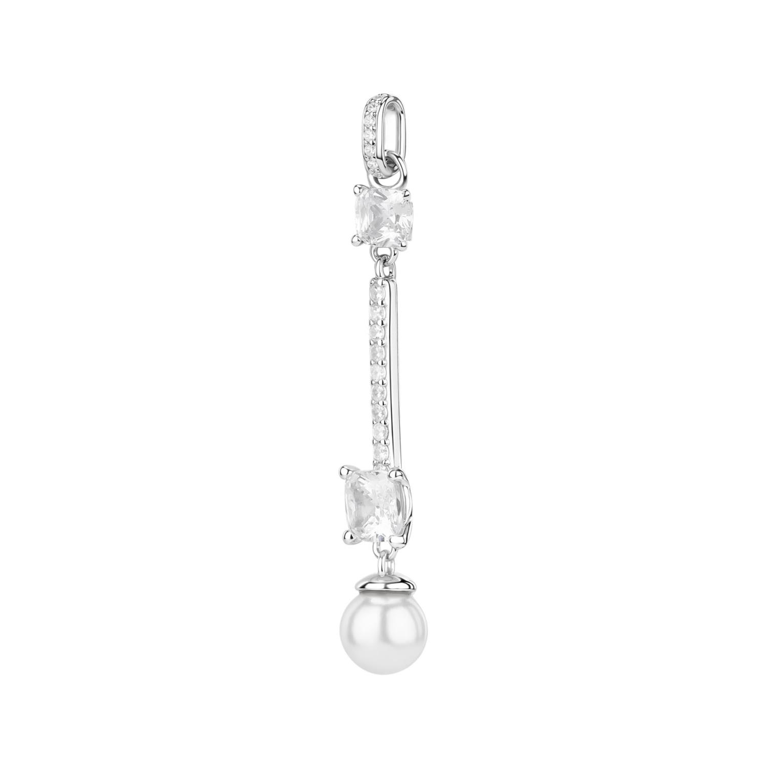 Brosway - Pendente FANCY in argento 925/1000 rodiato, con perla e cubic zirconia white Ref. FIW168 - BROSWAY