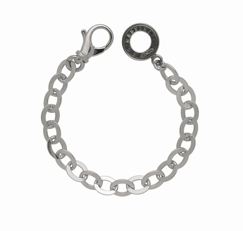 GIOVANNI RASPINI - BRACCIALE OVALE MOSCHETTONE - GIOVANNI RASPINI