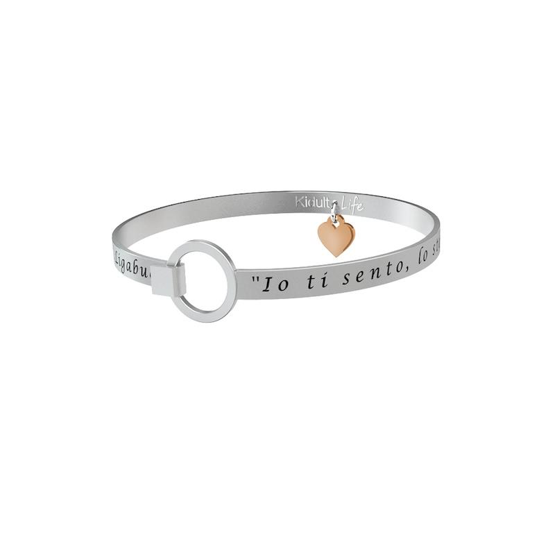 Gioielli Kidult - Bracciale in acciaio 316L e Pvd Ros&eacute; Ref. 731564 - KIDULT