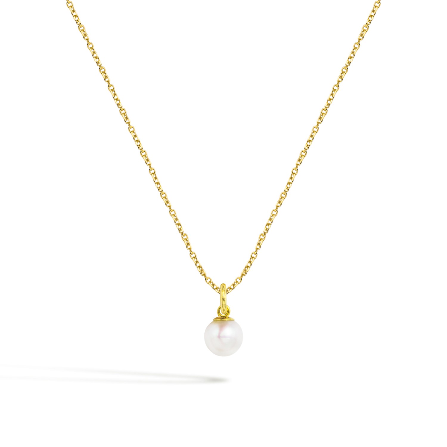 Collana Perla in Oro 9 Kt  Ref. C0157G9 - FACCO