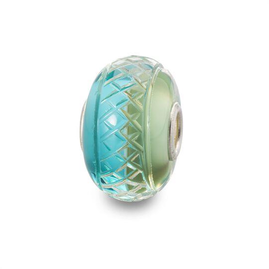 Trollbeads Bead in Vetro - Menta Piperita  Ref. TGLBE-30051 - TROLLBEADS