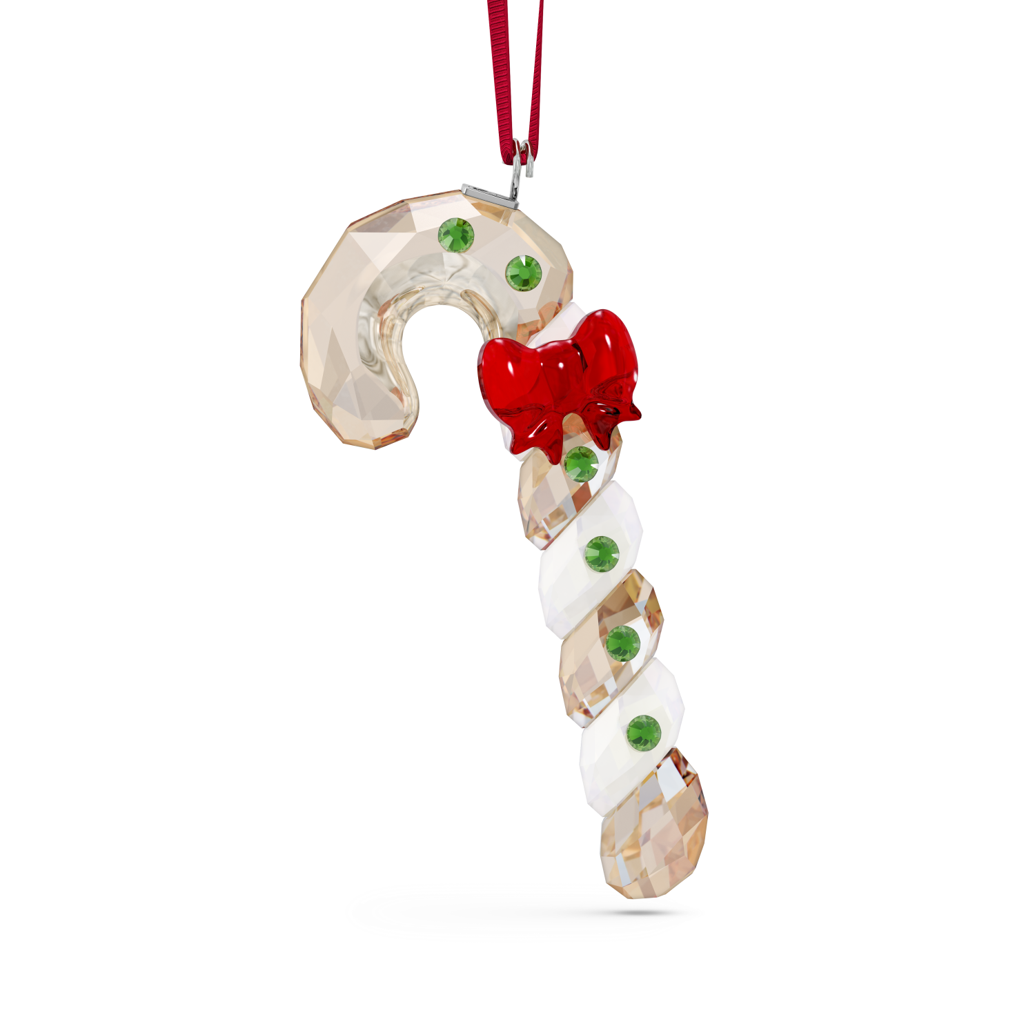 Swarovski - Holiday Cheers Decorazione Bastoncino di Zucchero di Pan di Zenzero Ref. 5627609 - SWAROVSKI