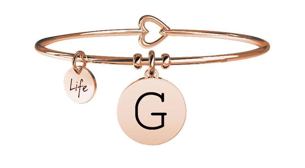 Gioielli Kidult - Bracciale in acciaio 316L e Pvd Ros&egrave; Ref. 731014G - KIDULT