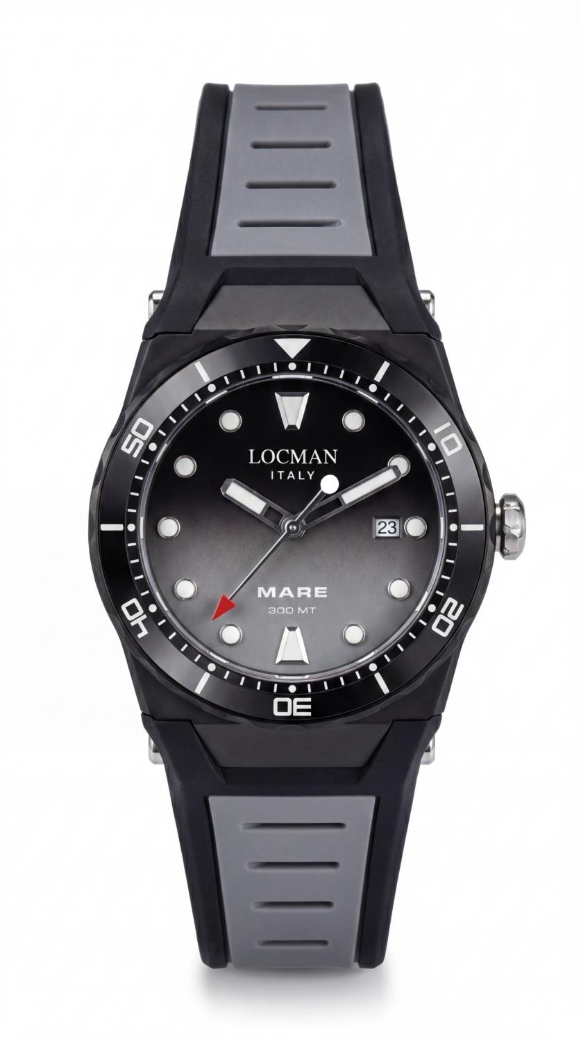 Orologio Locman Uomo Mare 300MT 0563K25A-BKKANKSA - LOCMAN