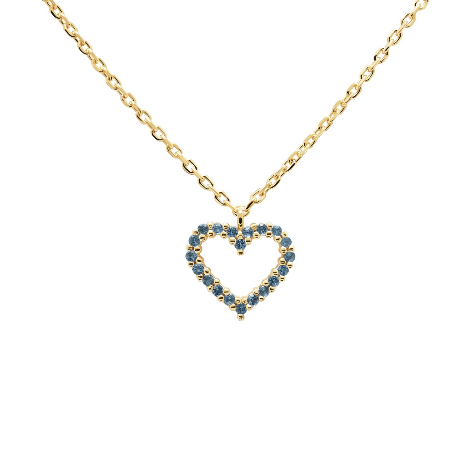 Collana PDPaola Celeste Heart Ref. CO01-225-U - PDP
