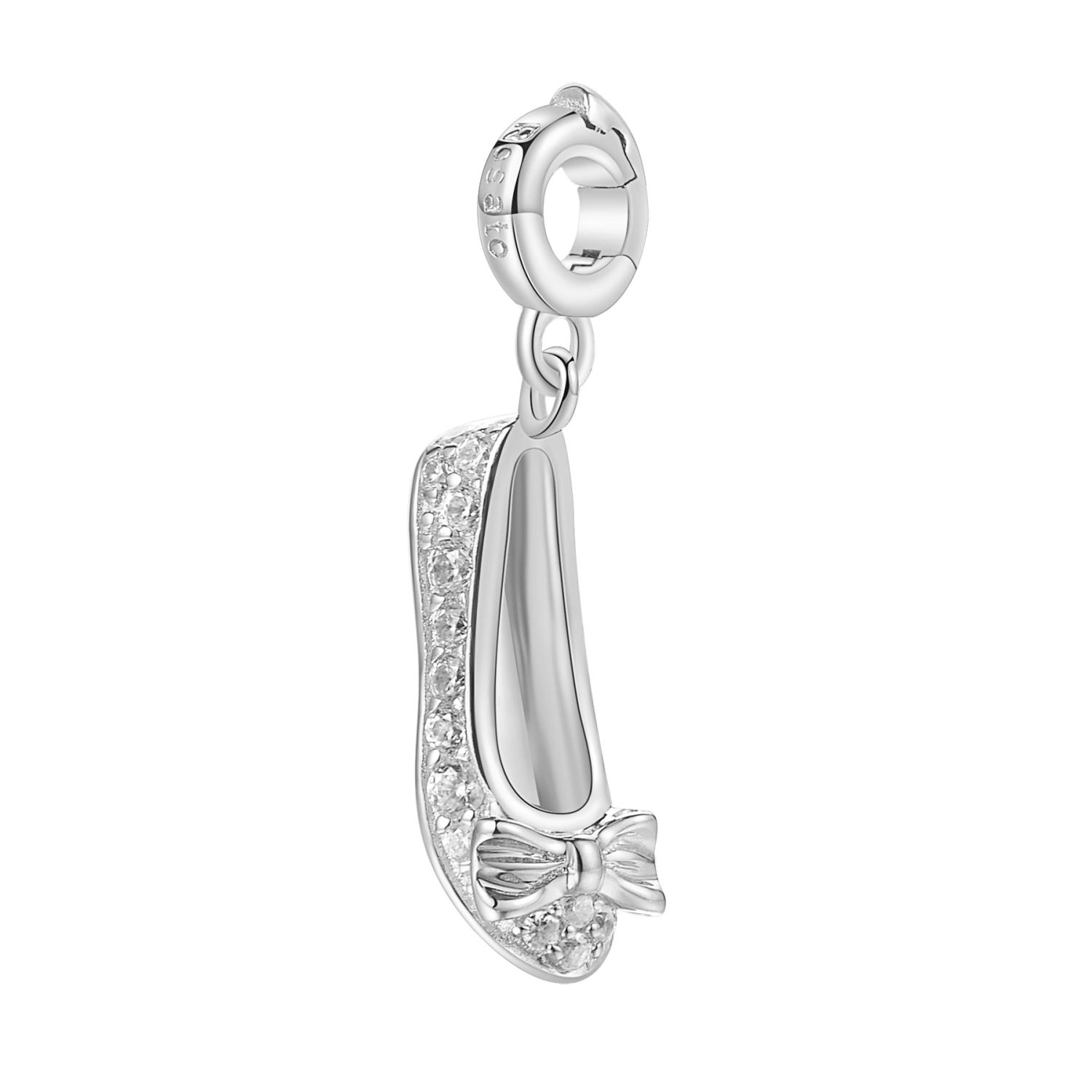 Rosato - Charm STORIE argento 925/1000 ballerina rodio Ref. RZ036R - ROSATO