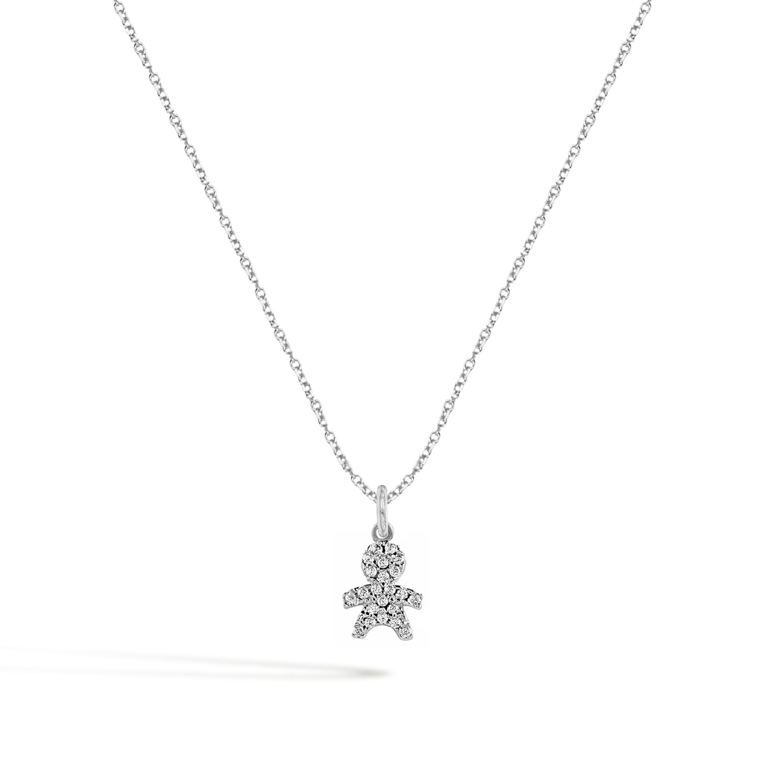 Collana Bambino in Oro 9 Kt e Zirconi  Ref. C0158B9 - FACCO