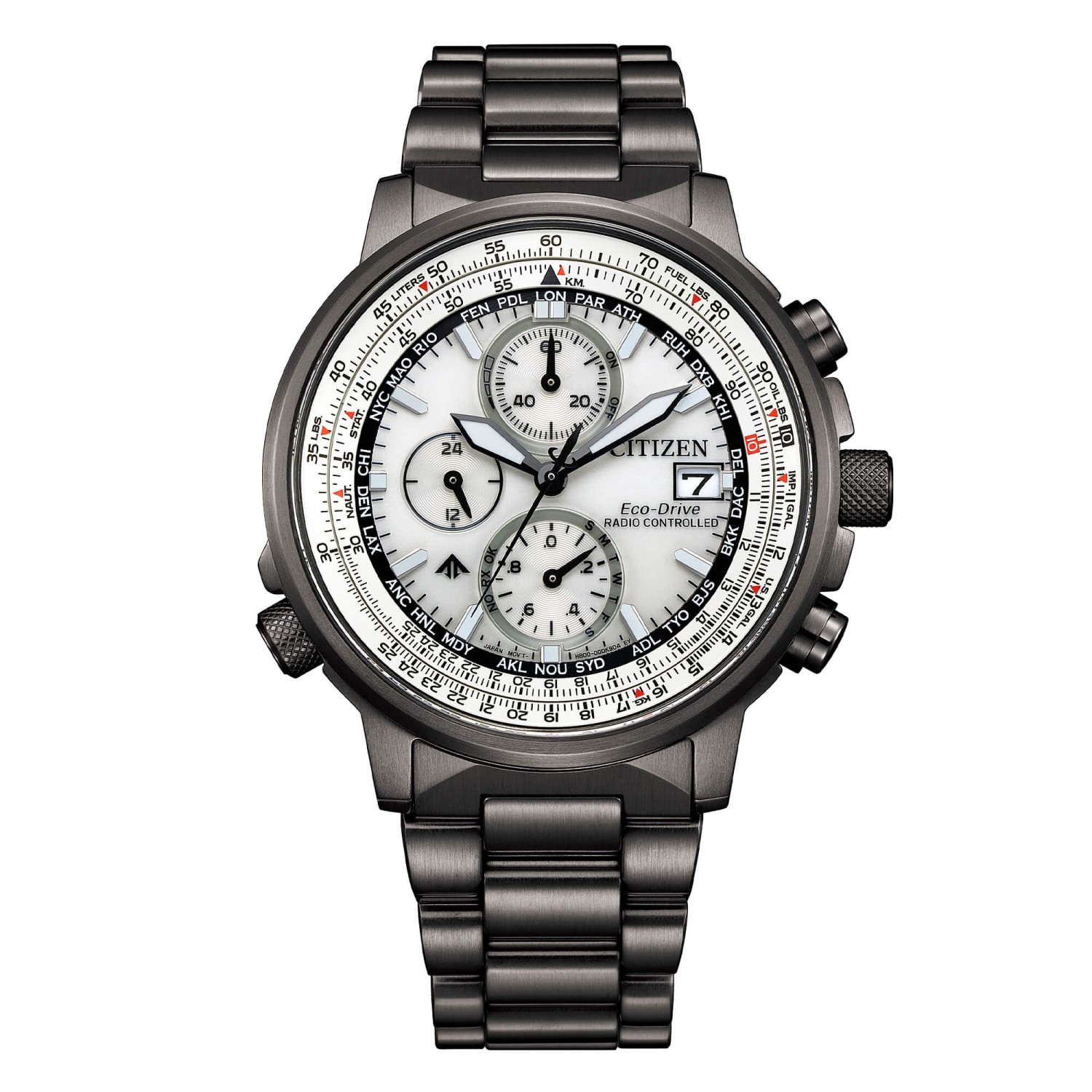 Orologio Citizen Crono Pilot Acciaio 41mm Ref. AT8304-57A - CITIZEN