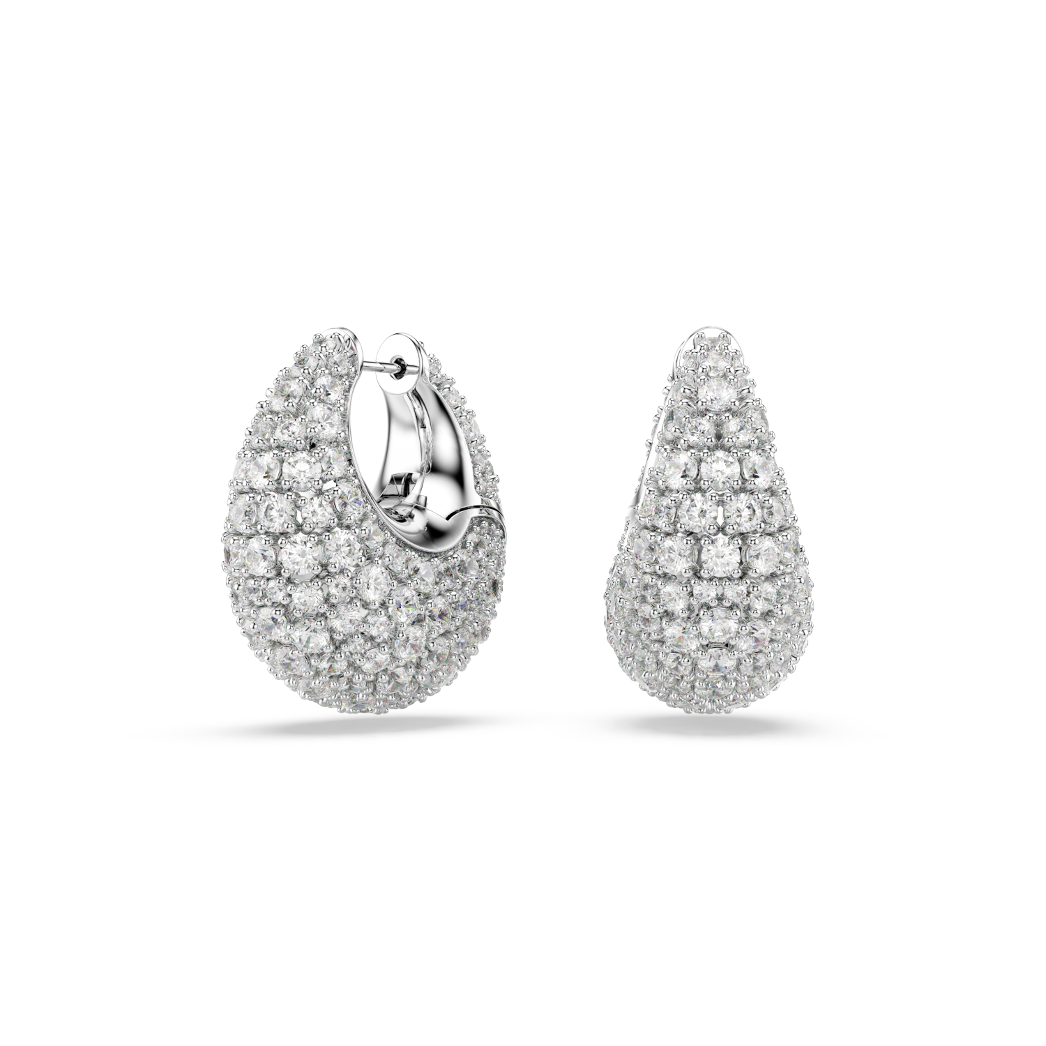 Swarovski - Orecchini Sublima, Grandi, Bianchi, Placcato rodio Ref. 5732281 - SWAROVSKI