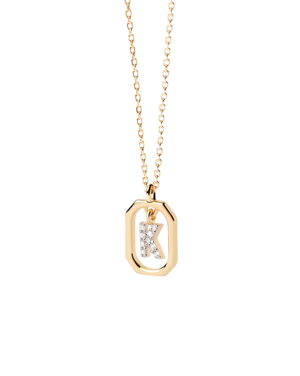 Collana PDPaola Mini Letter Gold K Ref. CO01-522-U - PDP