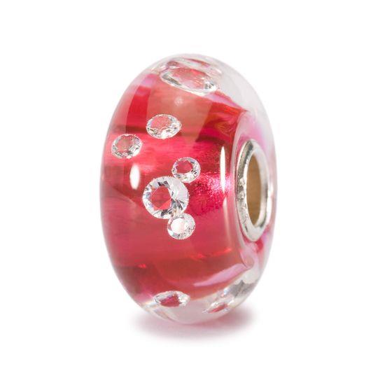 Trollbeads Bead in Vetro - Beads Diamante Rosa Ref. TGLBE-00017 - TROLLBEADS
