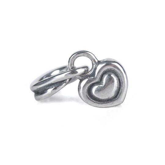 Thun By Trollbeads - Bead in Argento Pendente Cuore nel Cuore Ref. TAGBE-00258 - TROLLBEADS