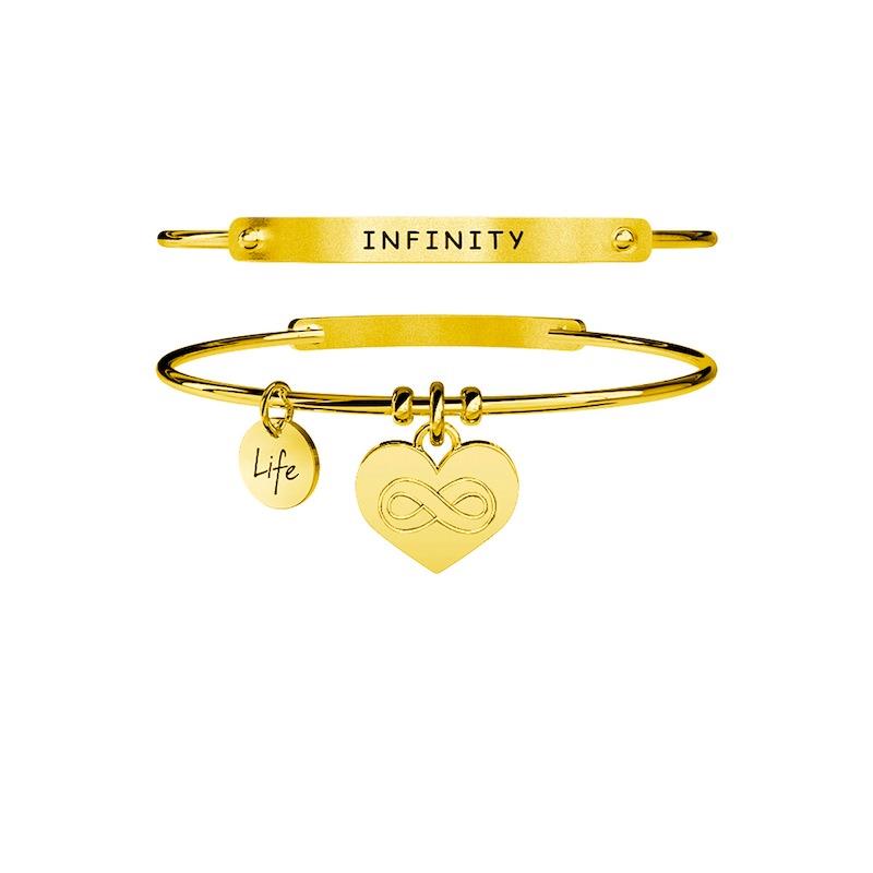 Gioielli Kidult - Bracciale in acciaio 316L Pvd Gold Ref. 231651 - KIDULT