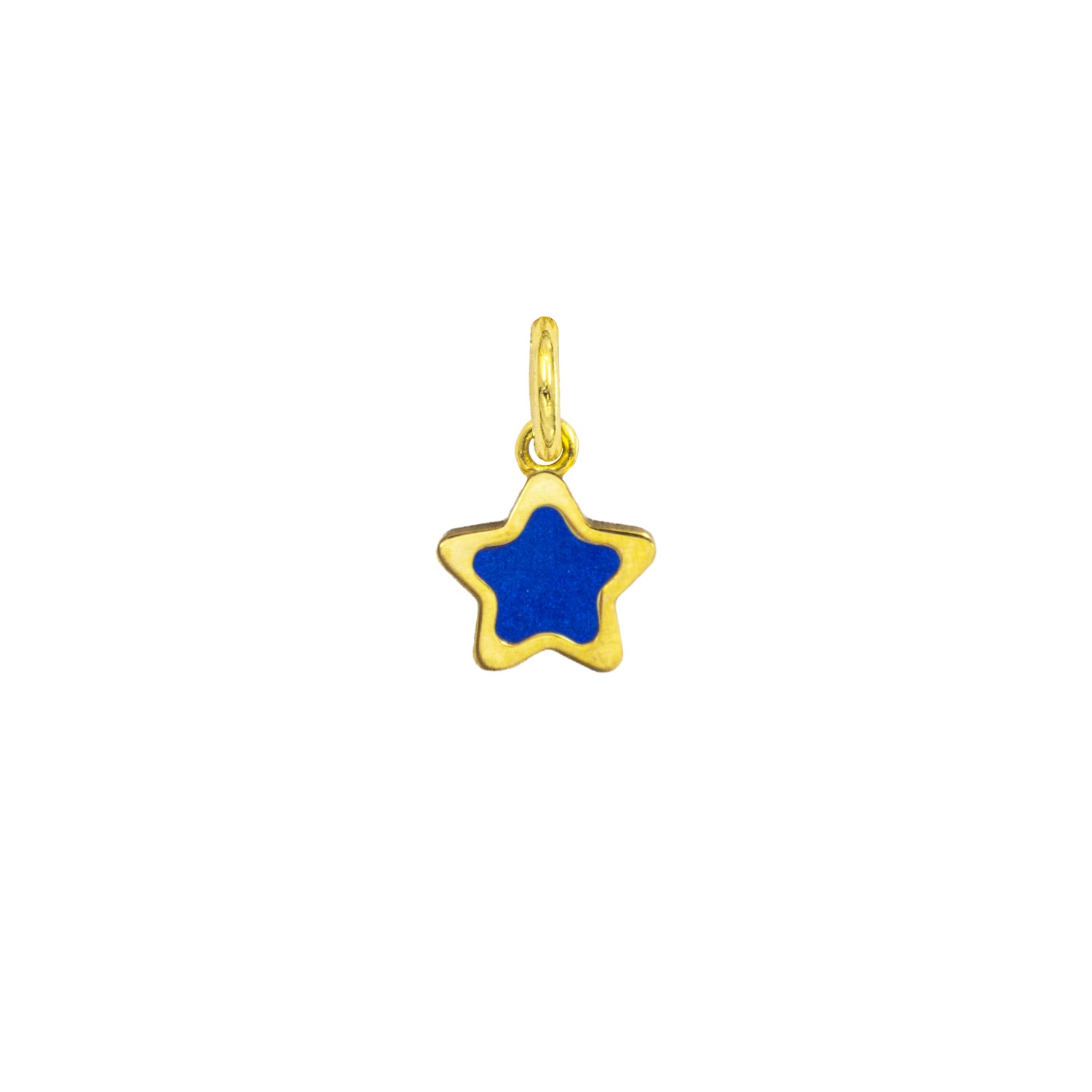 Charm Stella in Oro 9 Kt e Lapislazzuli  Ref. A0236G9 - FACCO