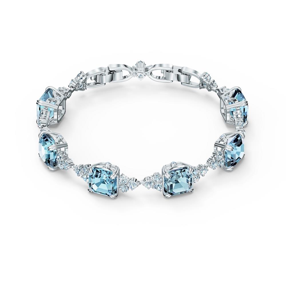 Bracciale Swarovski - sparkling, turchese, placcato rodio Ref. 5524142 - SWAROVSKI
