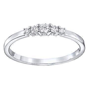 Swarovski - Anello Frisson, bianco, placcatura rodio Ref. 5257454 - SWAROVSKI