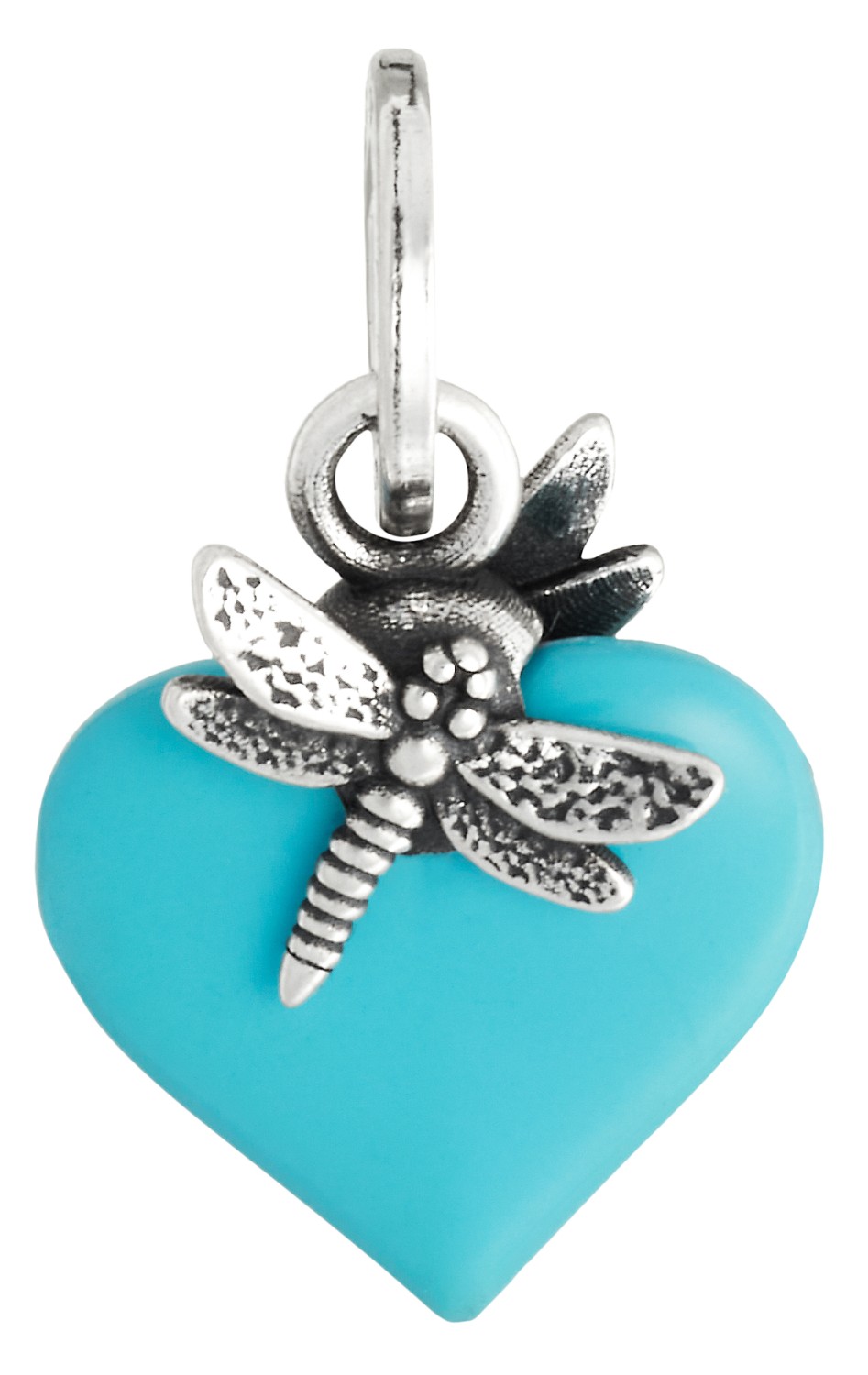 Giovanni Raspini - Charm Cuore Libellula azzurro Ref. 12462 - GIOVANNI RASPINI