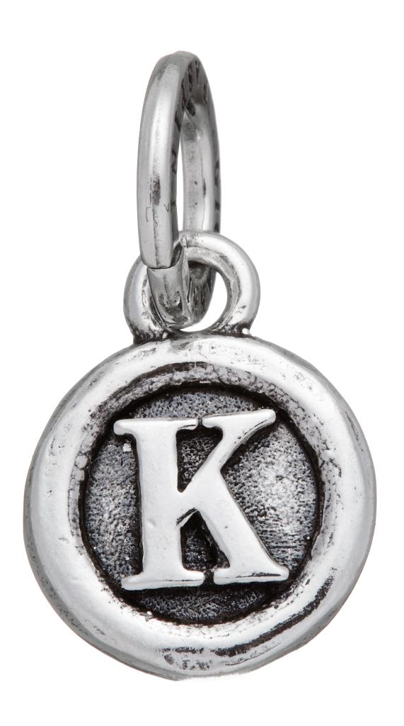 CHARM LETTERA BOTTONE ''K'' - GIOVANNI RASPINI
