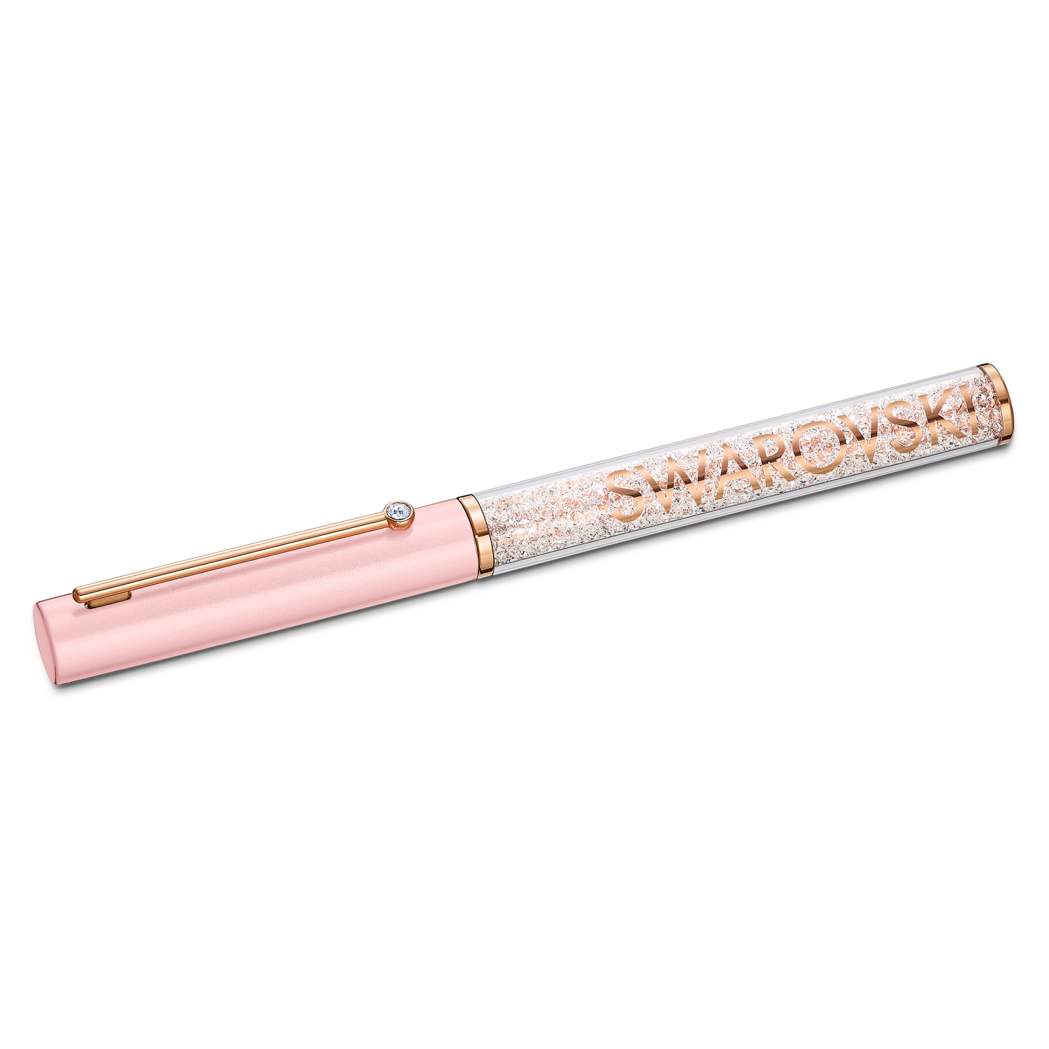 Swarovski - Penna a sfera Crystalline Gloss, Rosa, Placcato color oro rosa Ref. 5568756 - SWAROVSKI