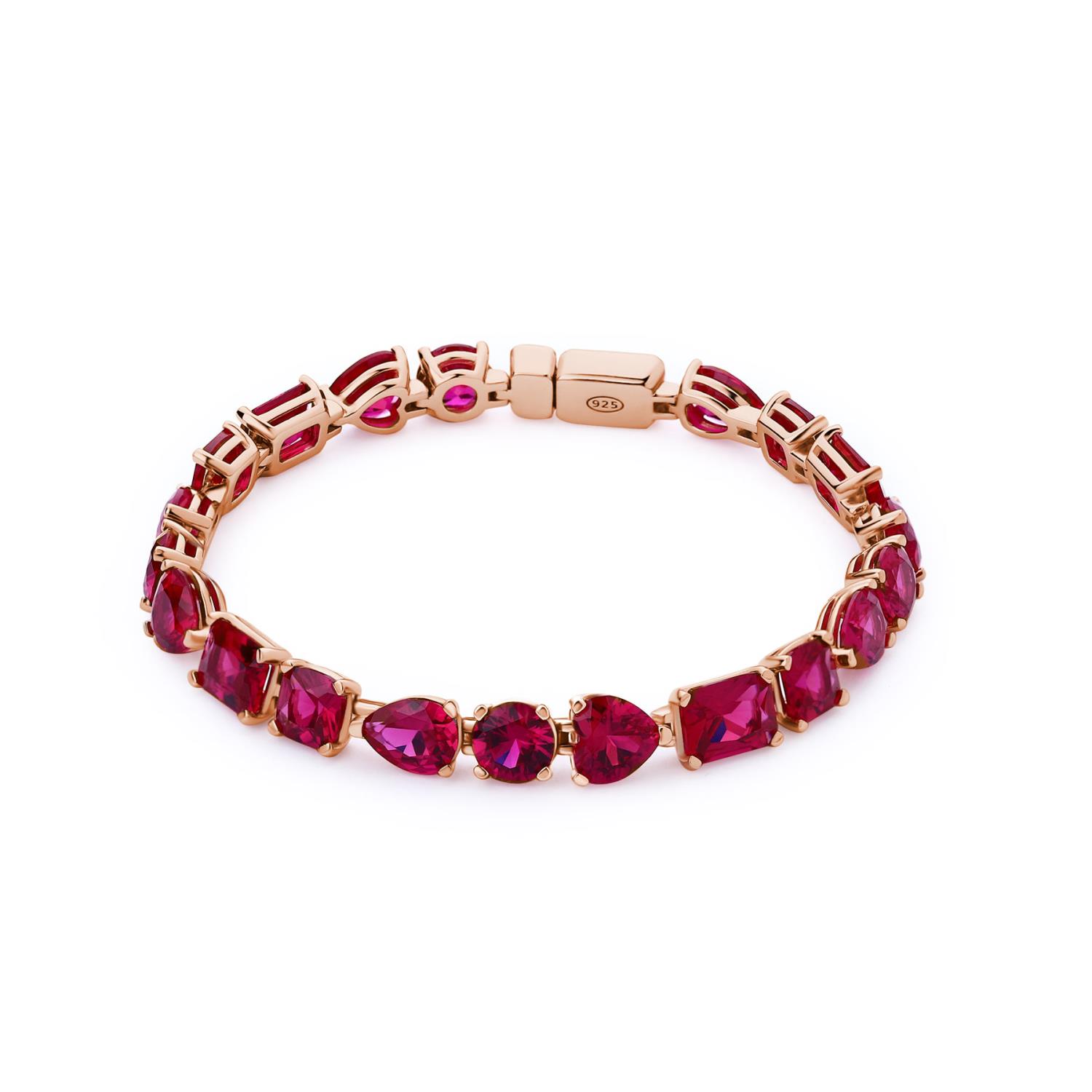 Bracciale Pietre Rosato - Gemma Ref. RZGE12 - ROSATO