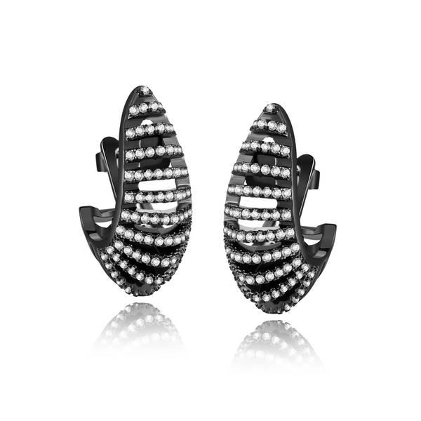 Orecchini Pianegonda Dorifora con Zirconi bianchi Ref. PDO30 - PIANEGONDA