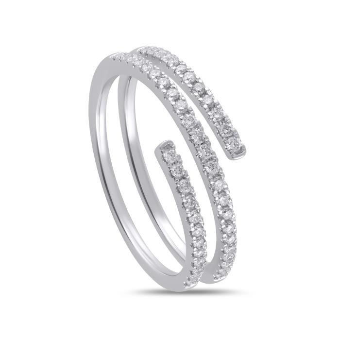 Anello Salvini - Vertigo S 3 fili,  in Oro Bianco e Diamanti Ref. 20114501 - SALVINI