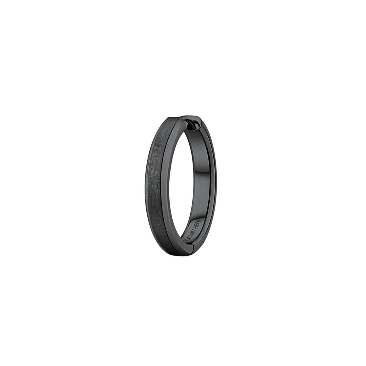 Brosway - Orecchino INK in acciaio e pvd gun Ref. BIK104 - BROSWAY