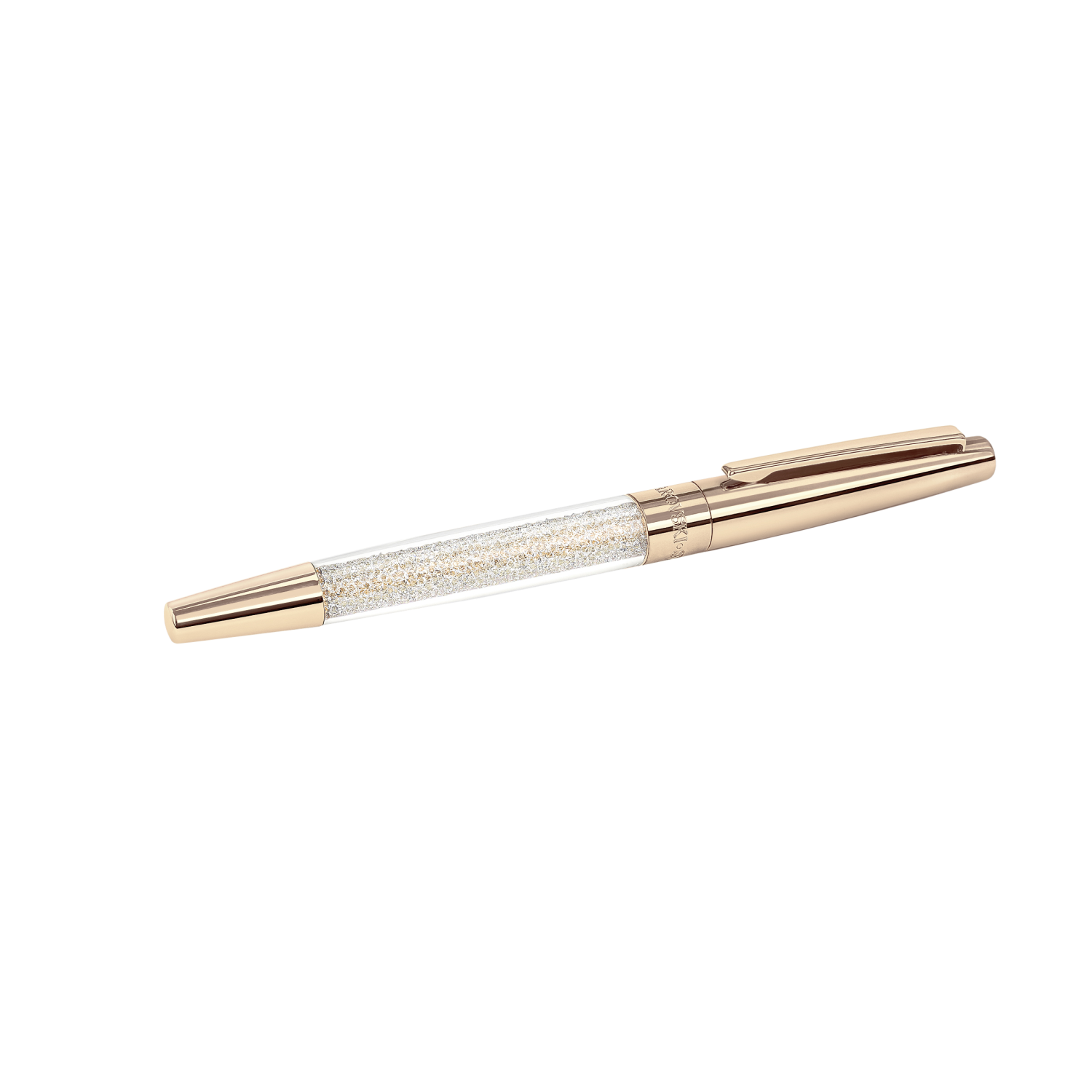 Swarovski - Penna Roller Crystalline Stardust, Placcato oro Rosa Ref. 5296366 - SWAROVSKI