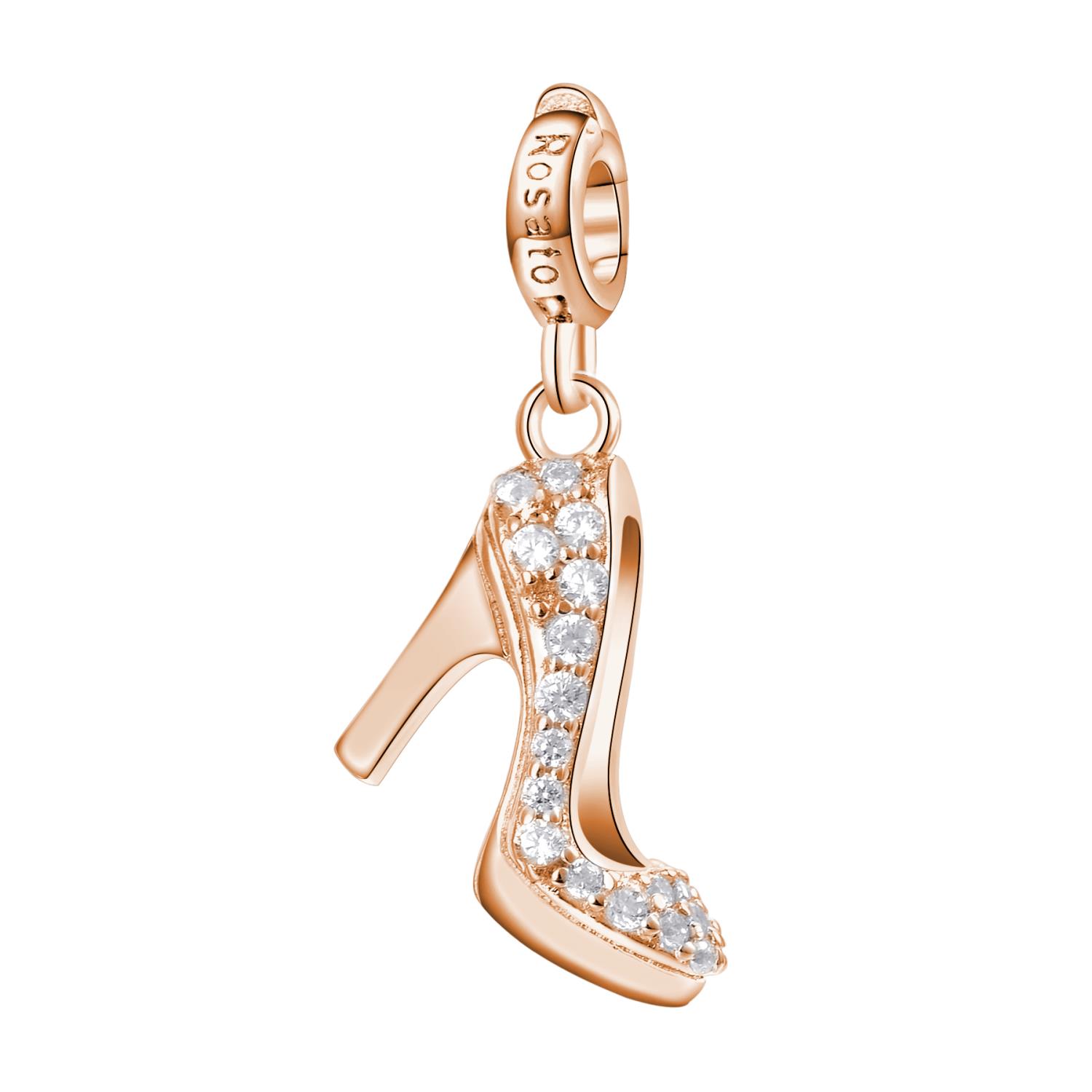 Rosato - Charm STORIE argento 925/1000 galvanica rosa decollette Ref. RZ037 - ROSATO