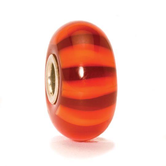 Trollbeads Ritirato - Original Trollbeads Strisce di Rosso Ref. TGLBE-10320 - TROLLBEADS
