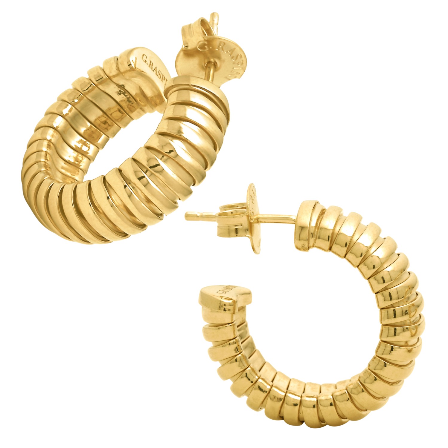 Giovanni Raspini - Orecchini Tubogas Ref. 12543 - GIOVANNI RASPINI