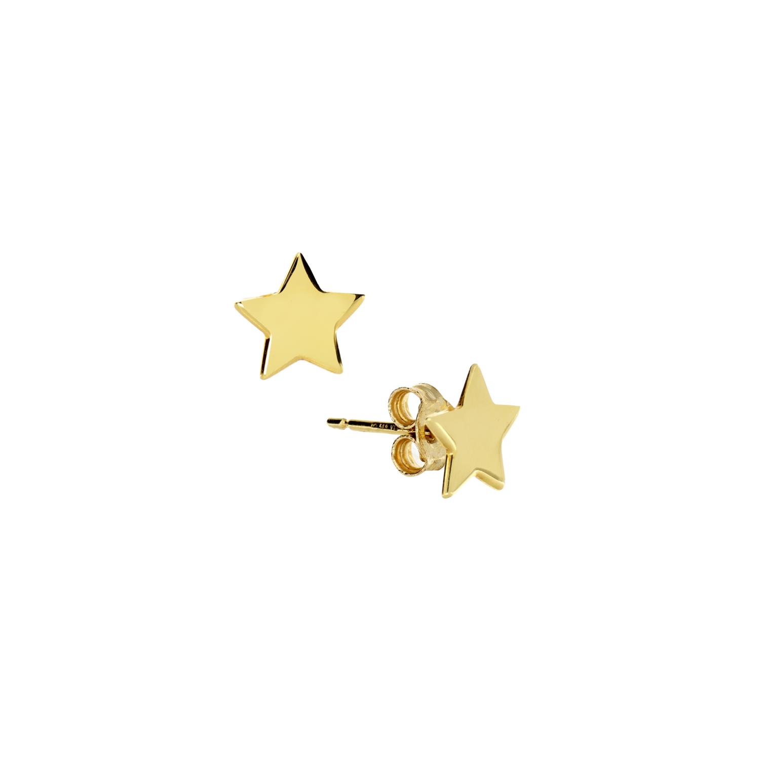 Orecchini in Oro Giallo Simbolo Stella Ref. 755366 - FACCO