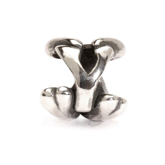 Trollbeads Bead in Argento  - Lettera Y Ref. TAGBE-10084 - TROLLBEADS