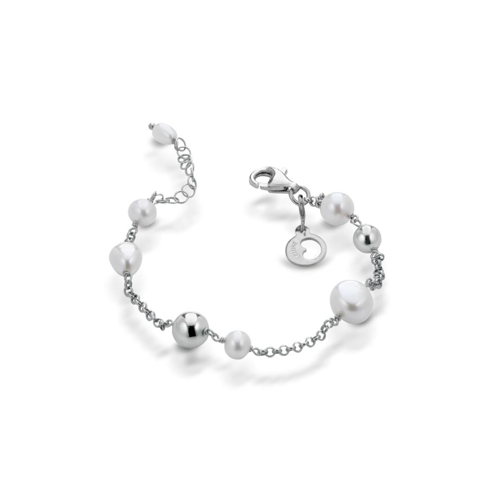 Le Lune Gioielli - Bracciale in Argento con Perle Ref. LGBR226 - LE LUNE