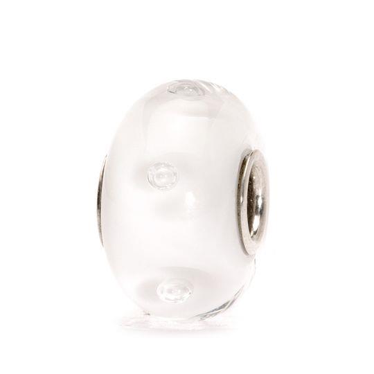 Trollbeads Ritirato - Original Trollbeads Bolle Bianche Ref. TGLBE-10231 - TROLLBEADS