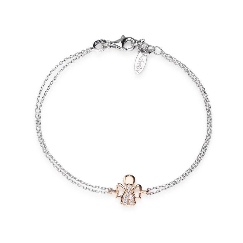 Bracciale Amen - Angelo con Zirconi Ref. BR2ABR - AMEN