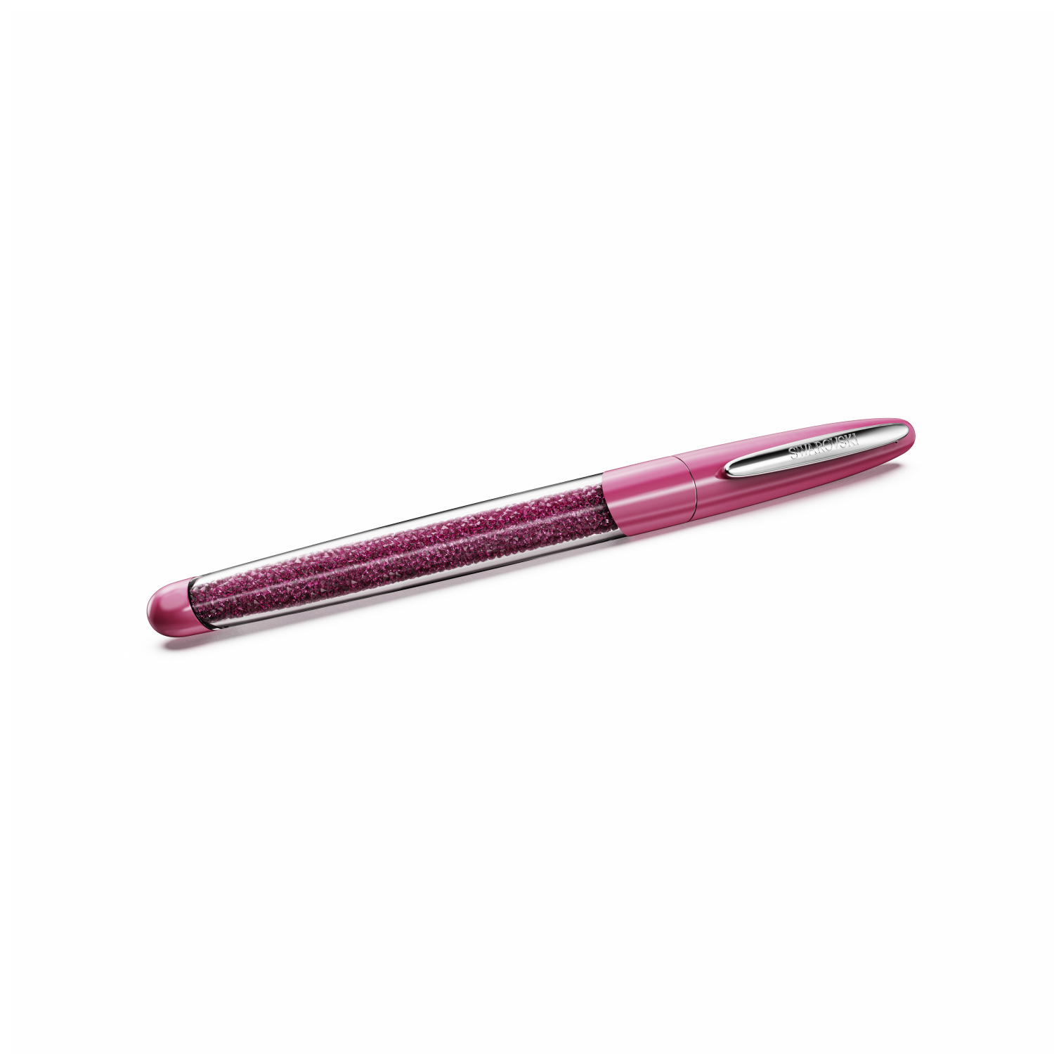Swarovski - Penna Roller Crystalline, Rosa, Cromato Ref. 5717141 - SWAROVSKI