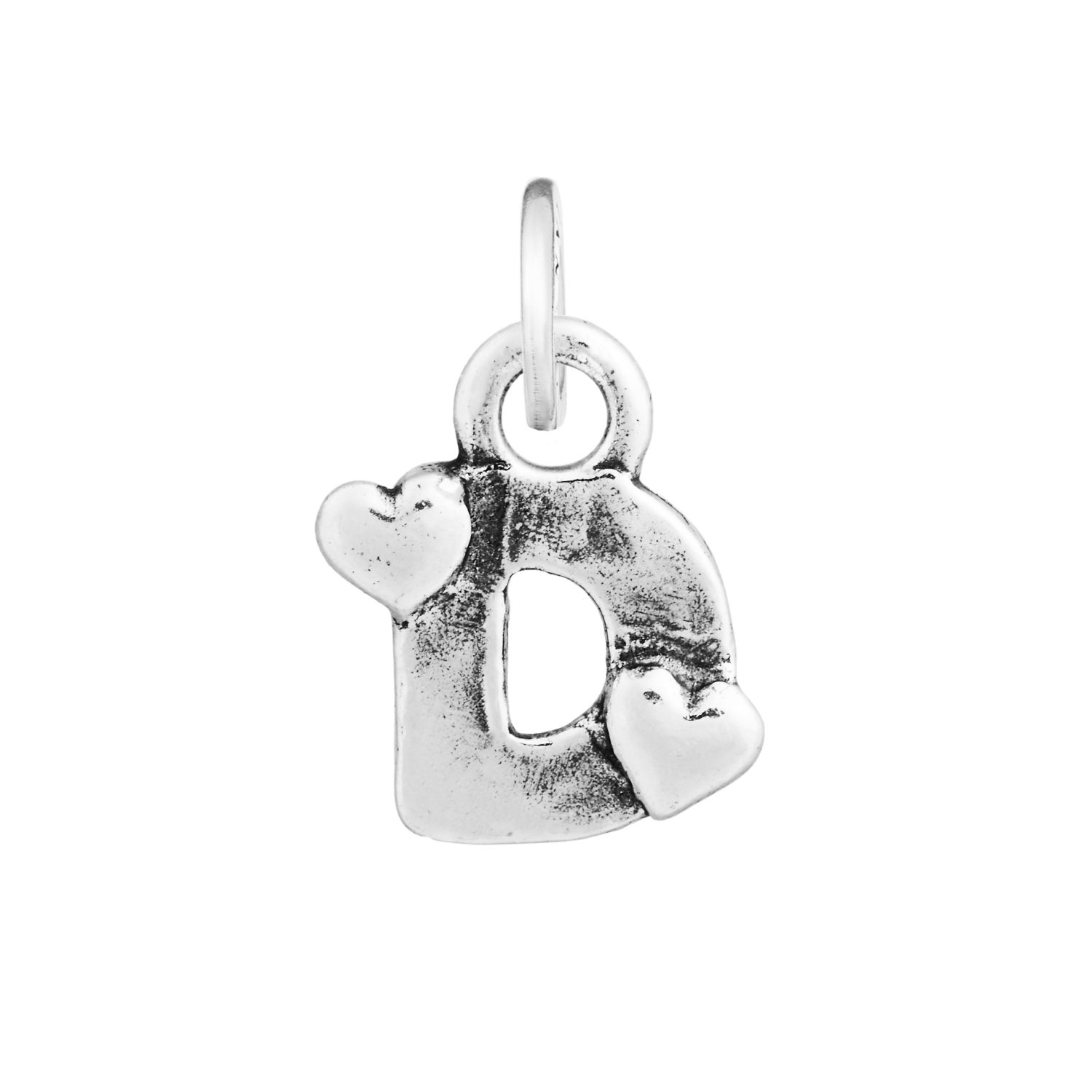 Giovanni Raspini - Charm "D" Cuoricini Ref. 12780 - GIOVANNI RASPINI