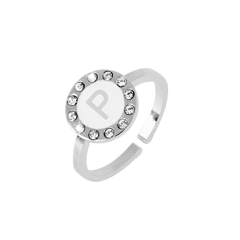 Anello Dvccio - Lettera P collezione Petit Tr&eacute;sors Ref. ZXBSCMICRO/W-P - DUCCIO