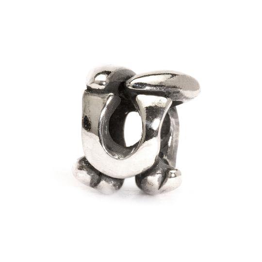 Trollbeads Bead in Argento  - Lettera U Ref. TAGBE-10080 - TROLLBEADS