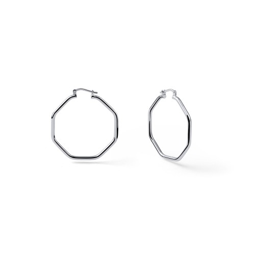 UNOAERRE - Orecchini a cerchio ottagonale in Bronzo Ref. 2753 - UNOAERRE