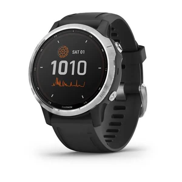 Orologio Garmin Fenix 6S Solar con cinturino nero Ref. 010-02409-00 - GARMIN