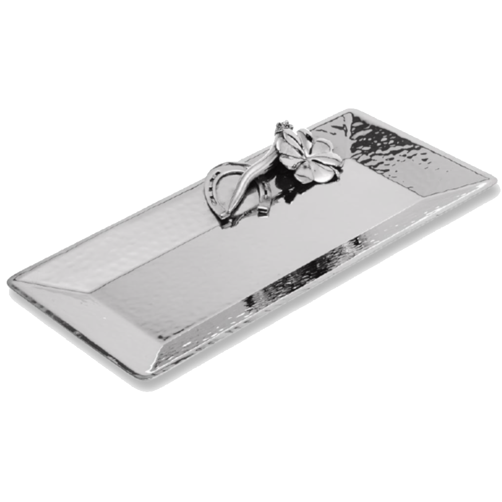 Giovanni Raspini - Vassoietto Corno Quadrifoglio Ref. B0409 - GIOVANNI RASPINI