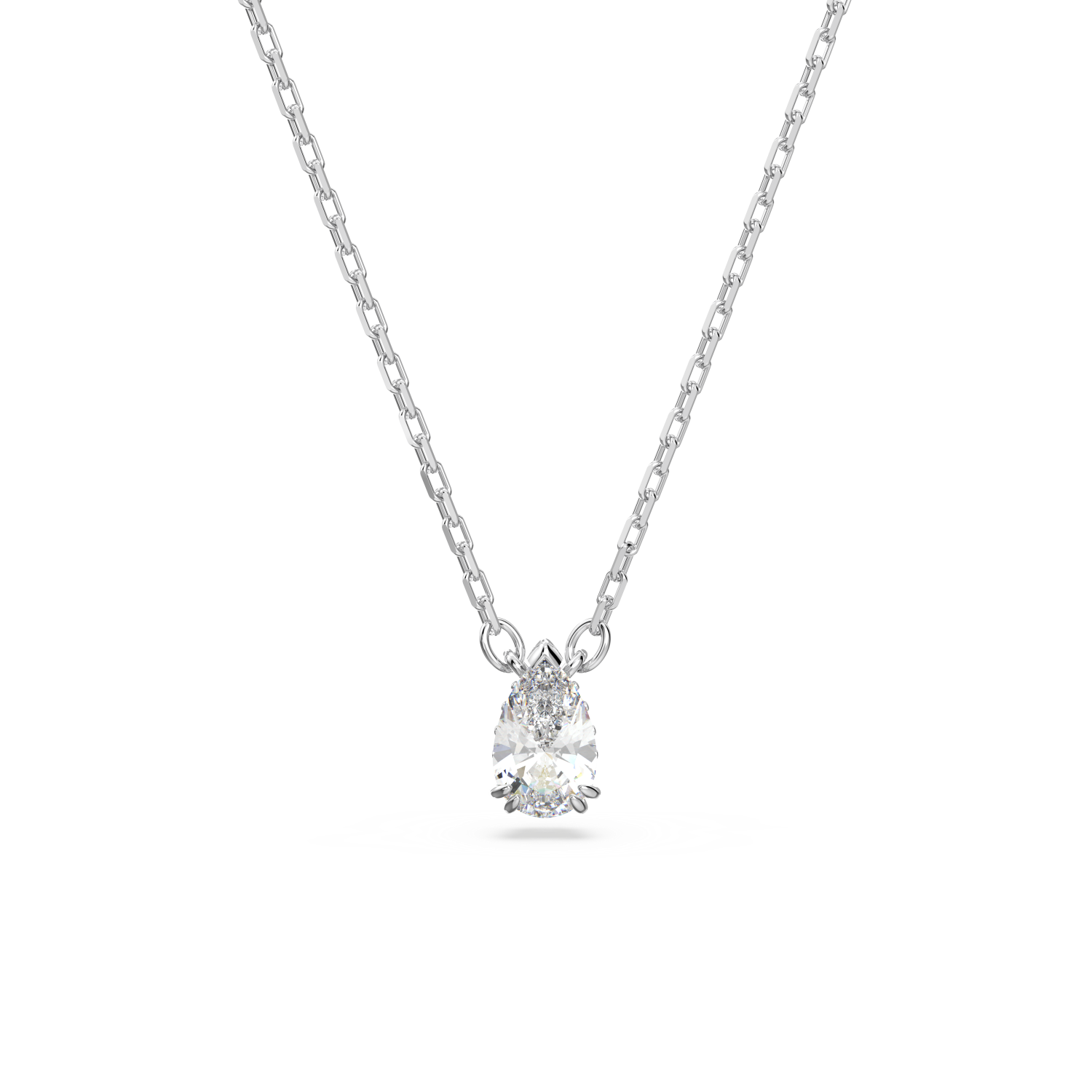 Swarovski - Pendente Millenia, Taglio Pear, Bianco, Placcato rodio Ref. 5636708 - SWAROVSKI