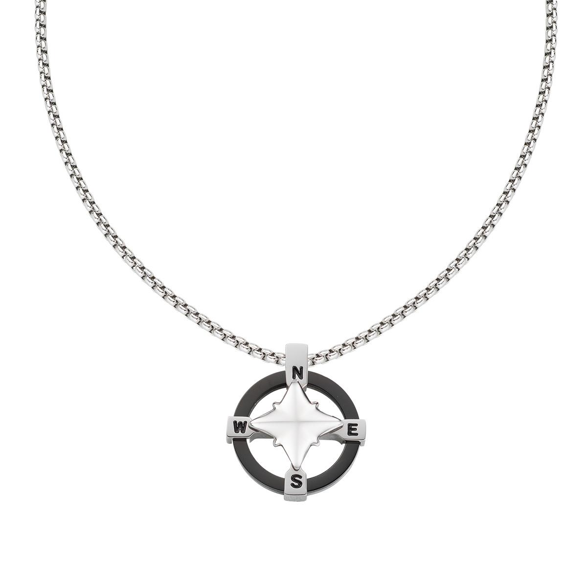 Collana Punti Cardinali in Acciaio - Amen Collection Ref. ACCL110 - AMEN